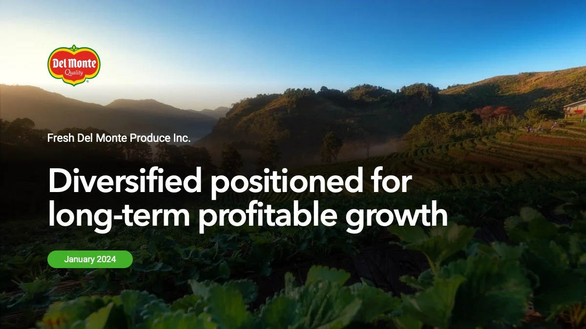 Investor Presentation Diversified Growth Cover Slide
