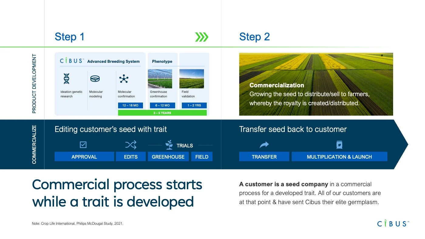 Agricultural Biotechnology Slides Commercialization Process Slide